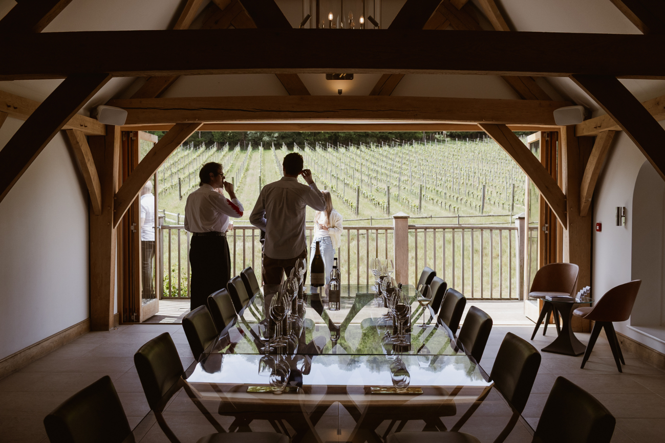 Wine tasting at Hundred Hills