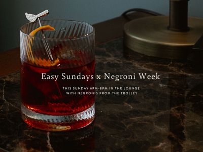 Negroni Week at Emberwood